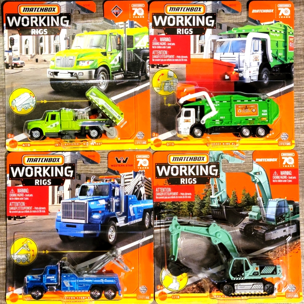 MATCHBOX 2023 WORKING RIGS -MIX 1